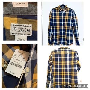 NWT J. Crew button down shirt, size M, slim fit